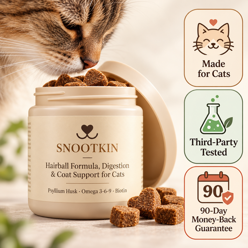 Stop the Silent Deficiency Before You See the Signs with  SNOOTKIN™  Hairball & Digestive Health Formula
