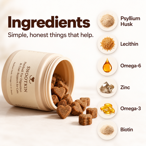 Stop the Silent Deficiency Before You See the Signs with  SNOOTKIN™  Hairball & Digestive Health Formula